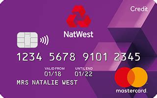 contactless credit card natwest|NatWest online credit card balance.